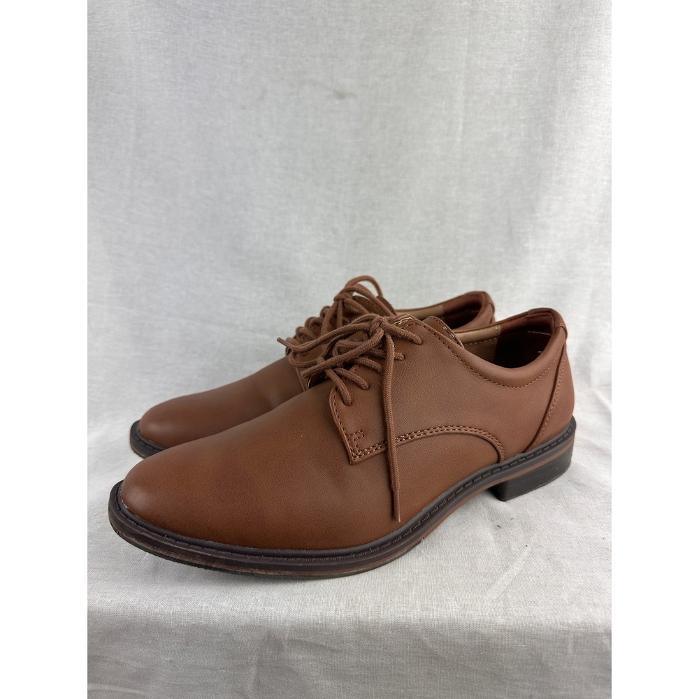Goodfellow & Co Mens‎ Brown Dress Shoes Lace Up Oxford Derby Cognac Size 7